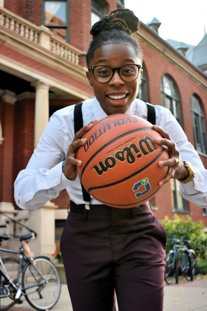Volunteer with Belinda Drake for IN State Rep. District 89 | Belinda with basketball